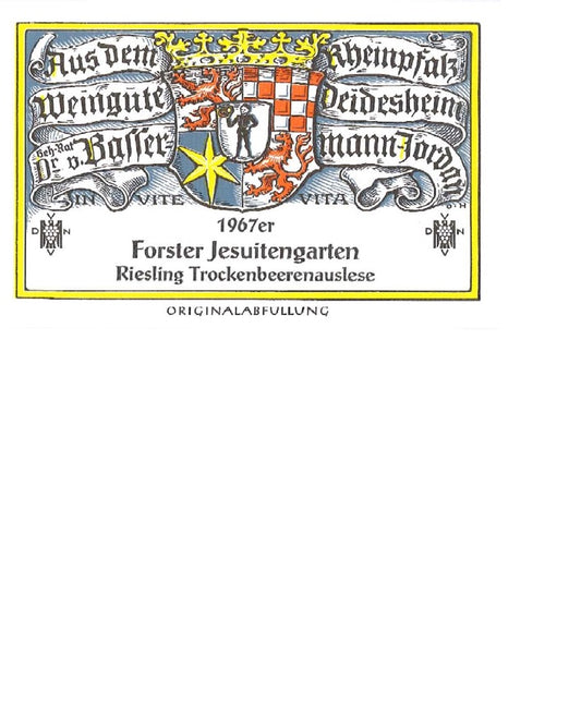 Bassermann-Jordan 1967 Foster Jesuitengarten Riesling Trockenbeerenauslese