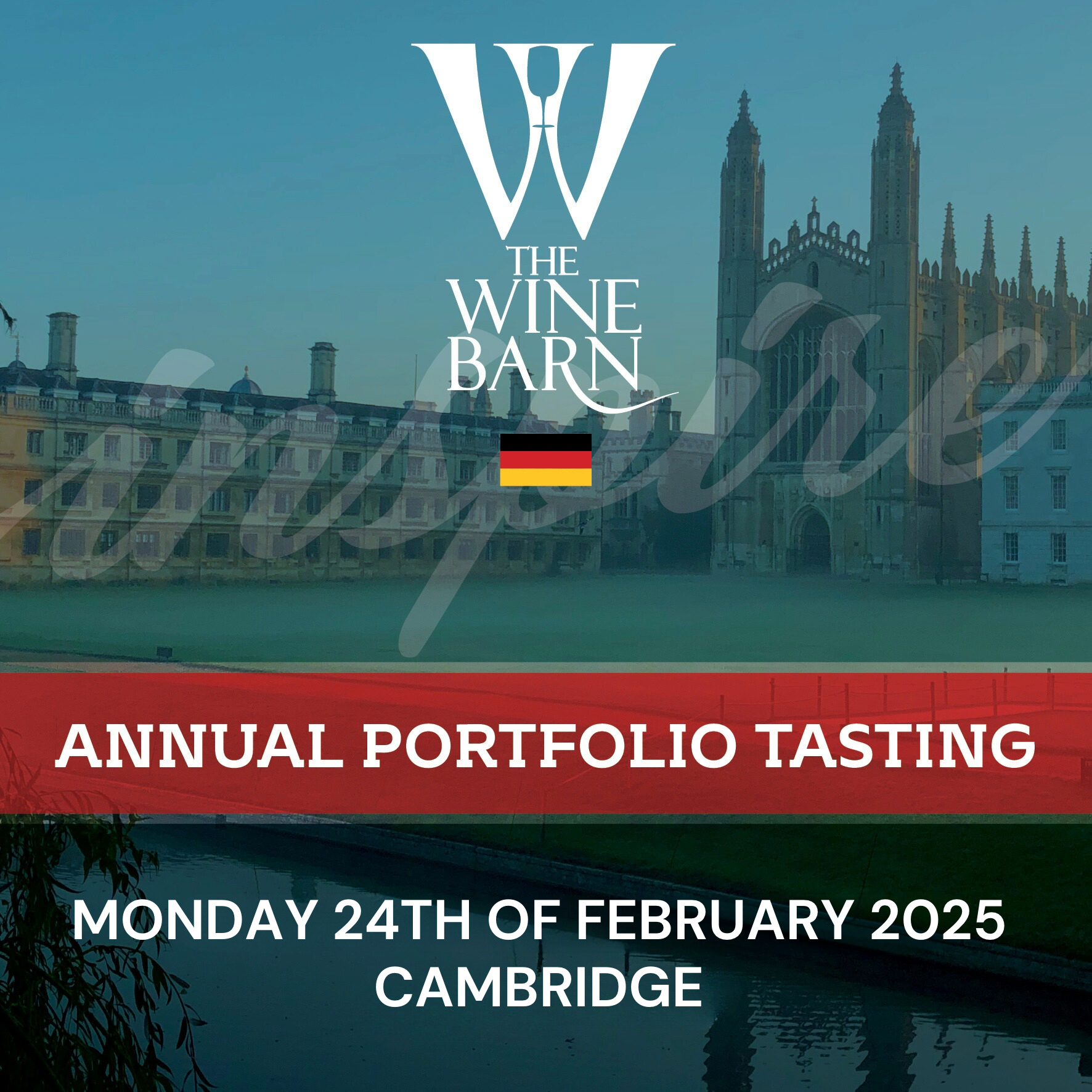 Annual Portfolio Tasting Cambridge - Trade Only