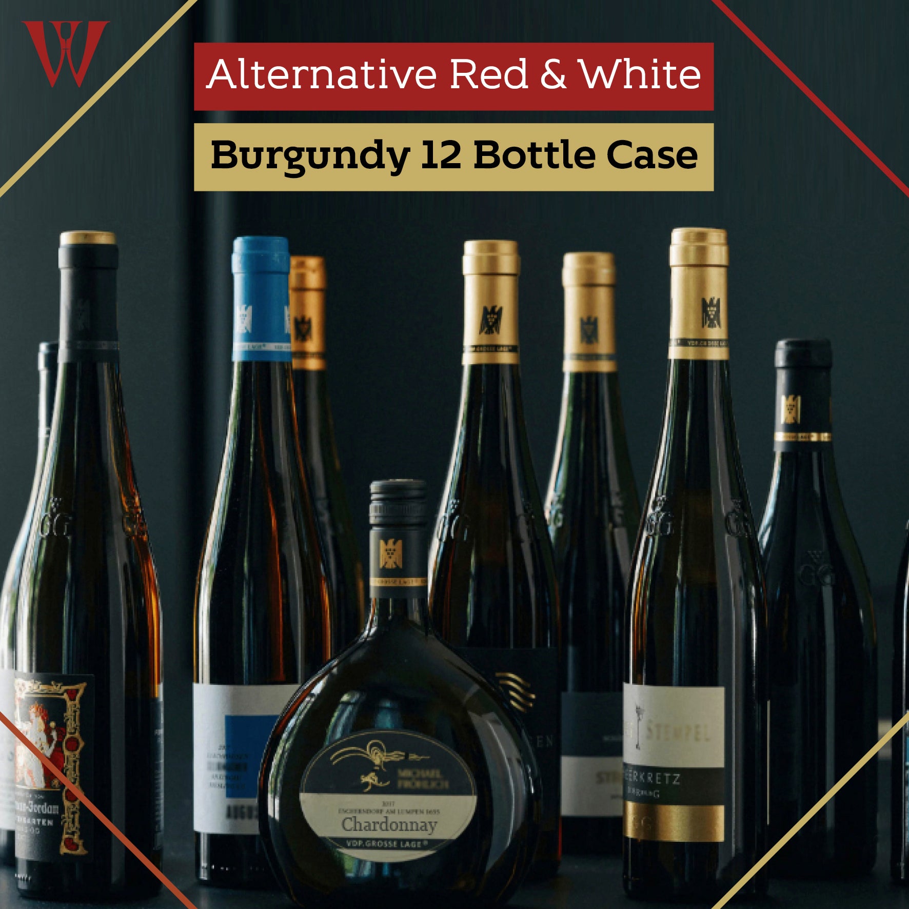 Alternative Red & White Burgundy - 12 Bottle Wine Case