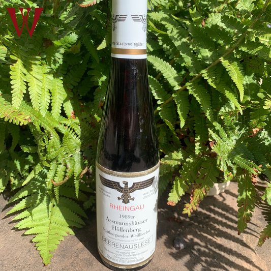 Hessische Staatsweingüter 1989 Assmannshäuser Höllenberg Spätburgunder Weissherbst BA (0,375l)