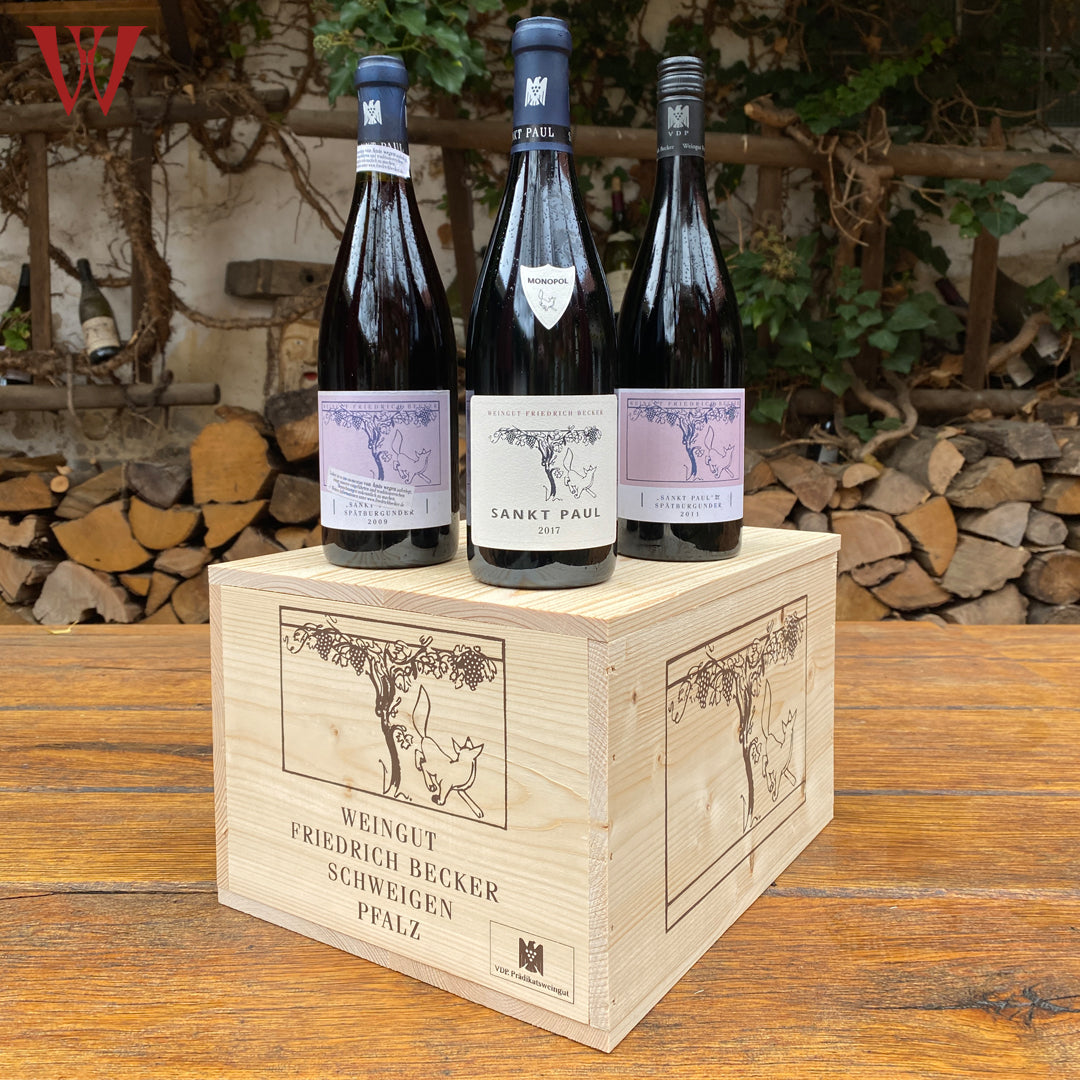 Becker's St.Paul Spätburgunder Grand Cru Dry wine case