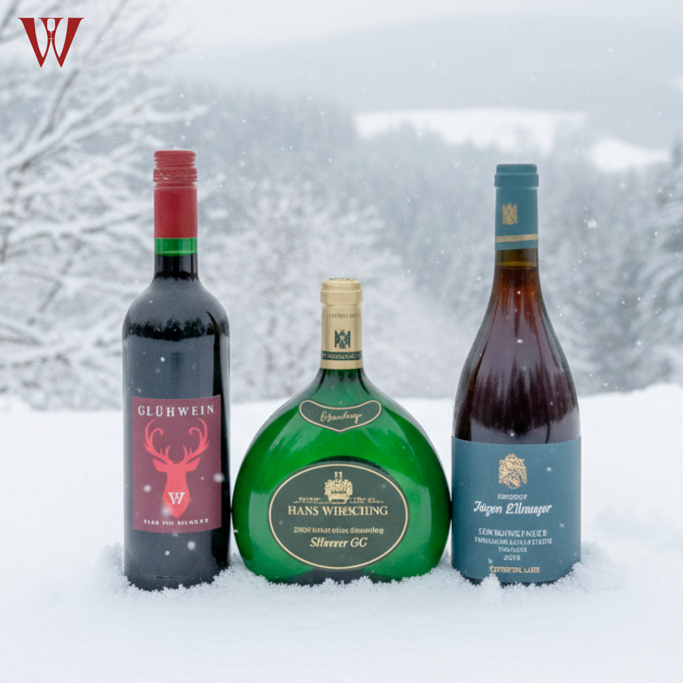 Festive German Wine Case